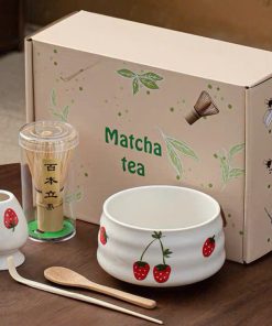 Set Đánh Matcha Dâu Tây 5 món