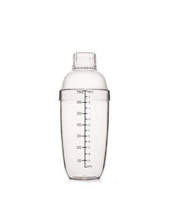 Bình lắc pha chế shaker nhựa vạch đen 530ml/70ml