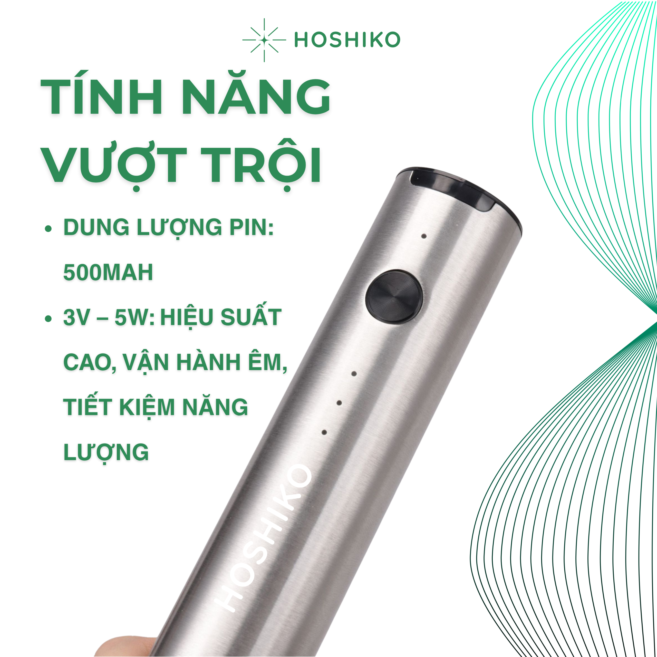 Máy tạo bọt H01 bằng thép không gỉ 3 đầu đánh có nắp đậy - Ảnh 3