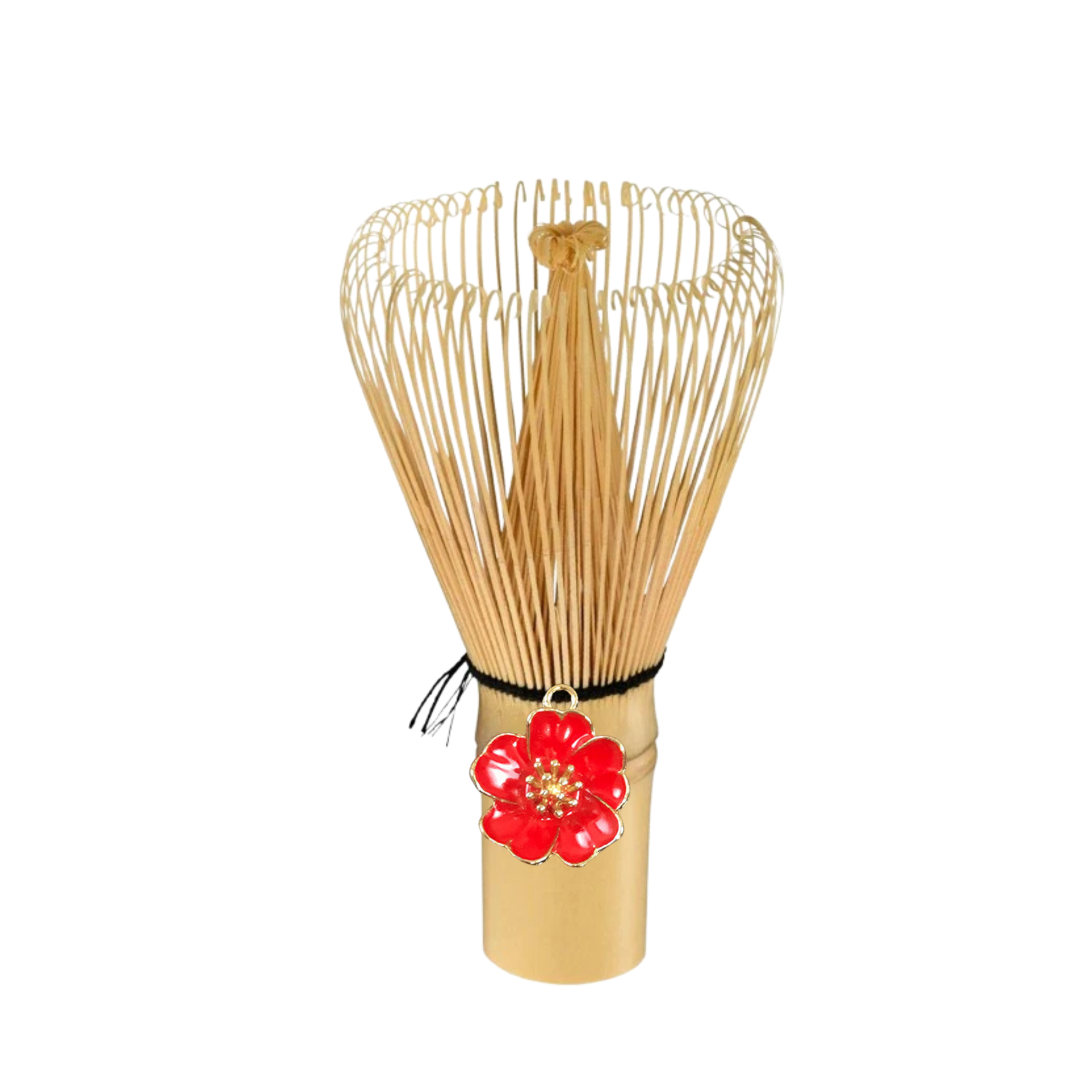 Chổi Đánh Matcha (Chasen) Gắn Charm Hoa - Ảnh 3