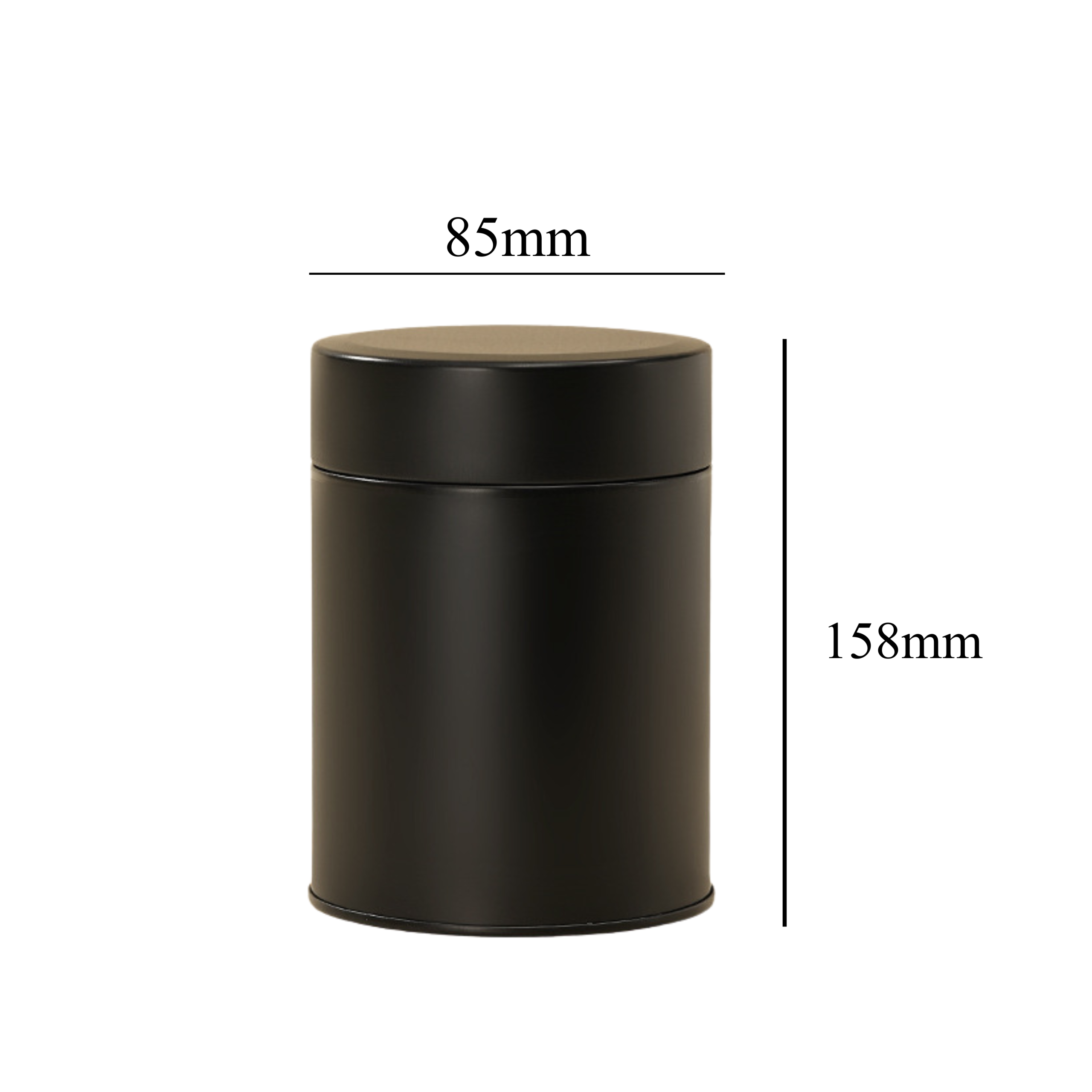Hộp thiếc đựng trà cao cấp, nắp xoáy kín khí, không gỉ - Ảnh 6