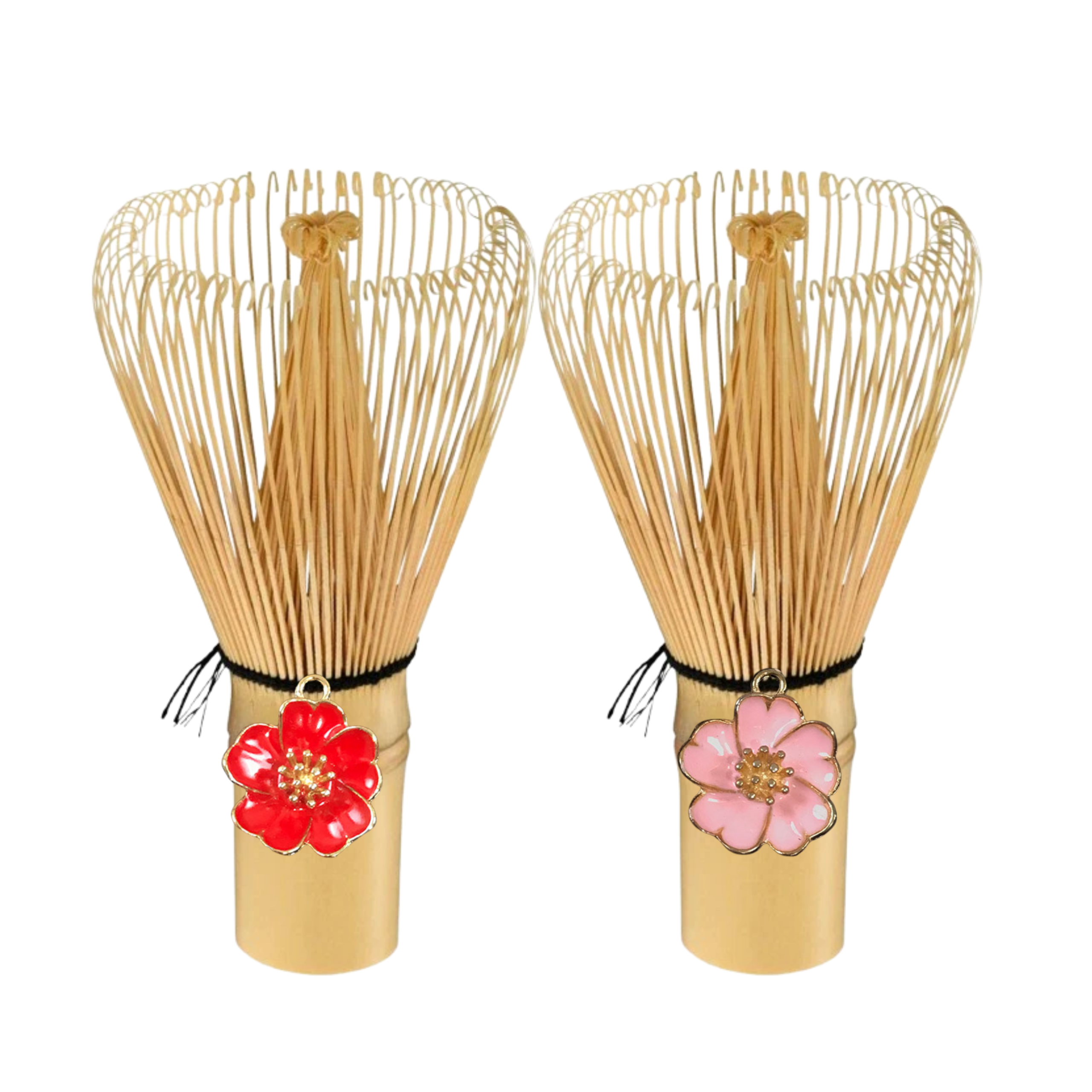 Chổi Đánh Matcha (Chasen) Gắn Charm Hoa