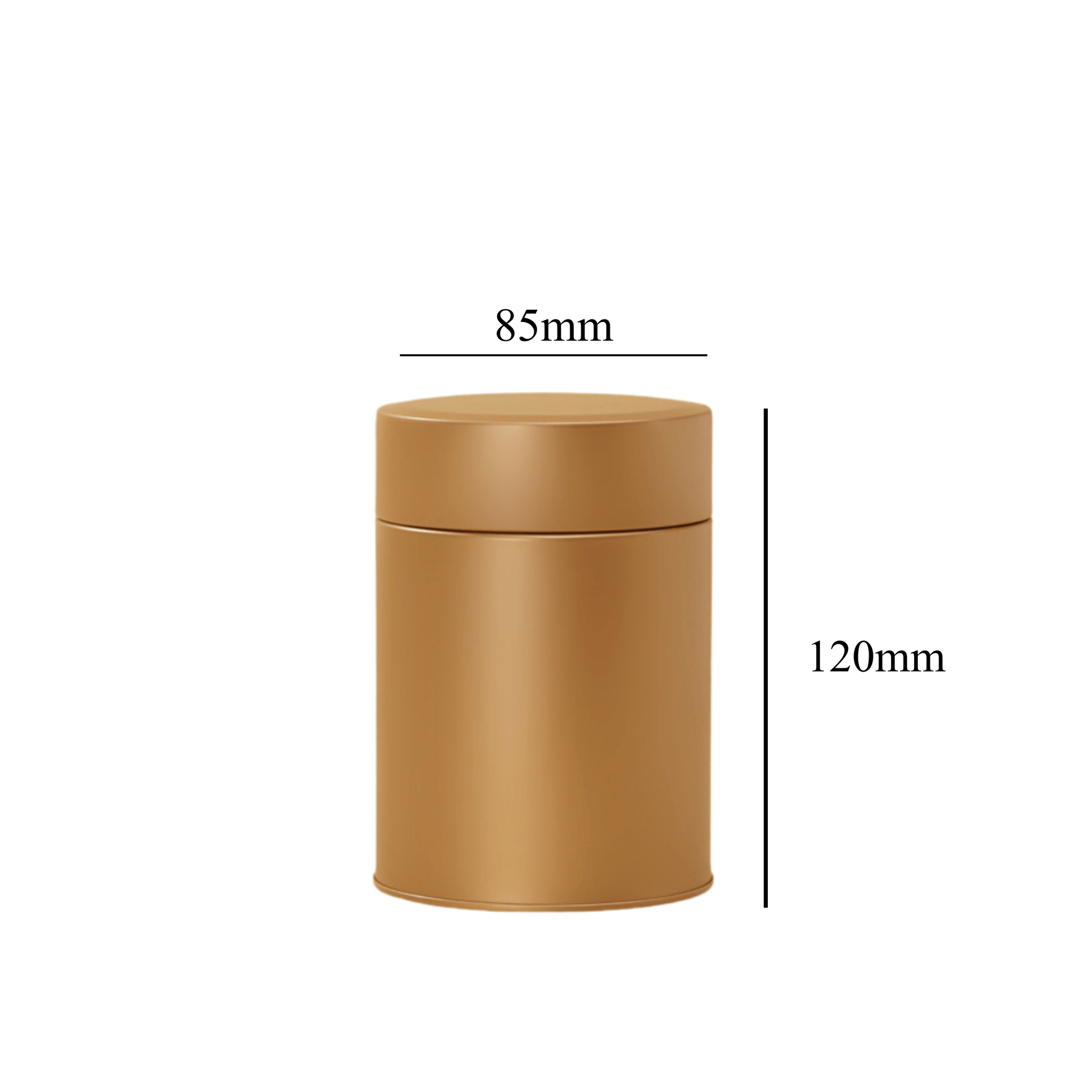 Hộp thiếc đựng trà cao cấp, nắp xoáy kín khí, không gỉ - Ảnh 4