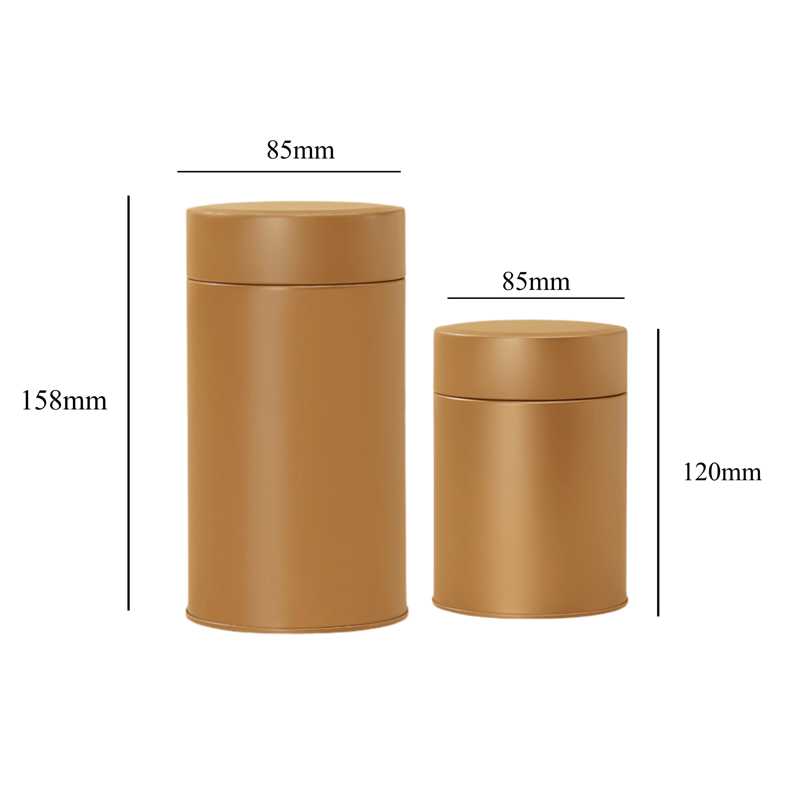 Hộp thiếc đựng trà cao cấp, nắp xoáy kín khí, không gỉ - Ảnh 8